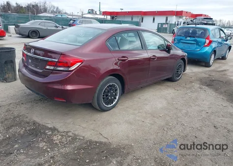 2015 Honda Civic Lx из США, поврежденный, VIN 19XFB2F56FE295043